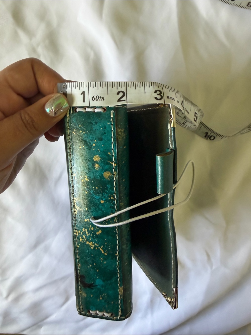 Unique one of a kind travelers notebook A6 or pocket size - Picture 8 of 13